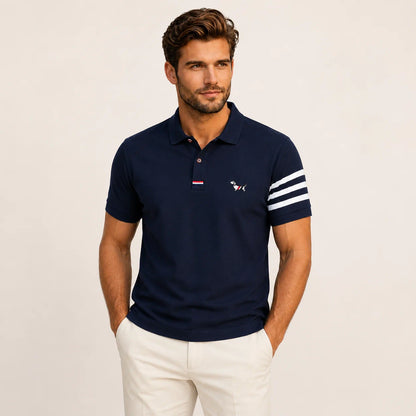 Arm-Stripe Polo Shirt