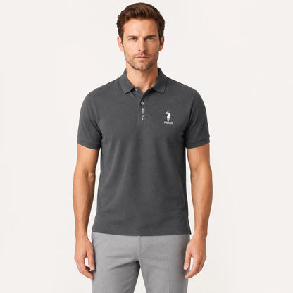 Minimal Logo Polo Shirt