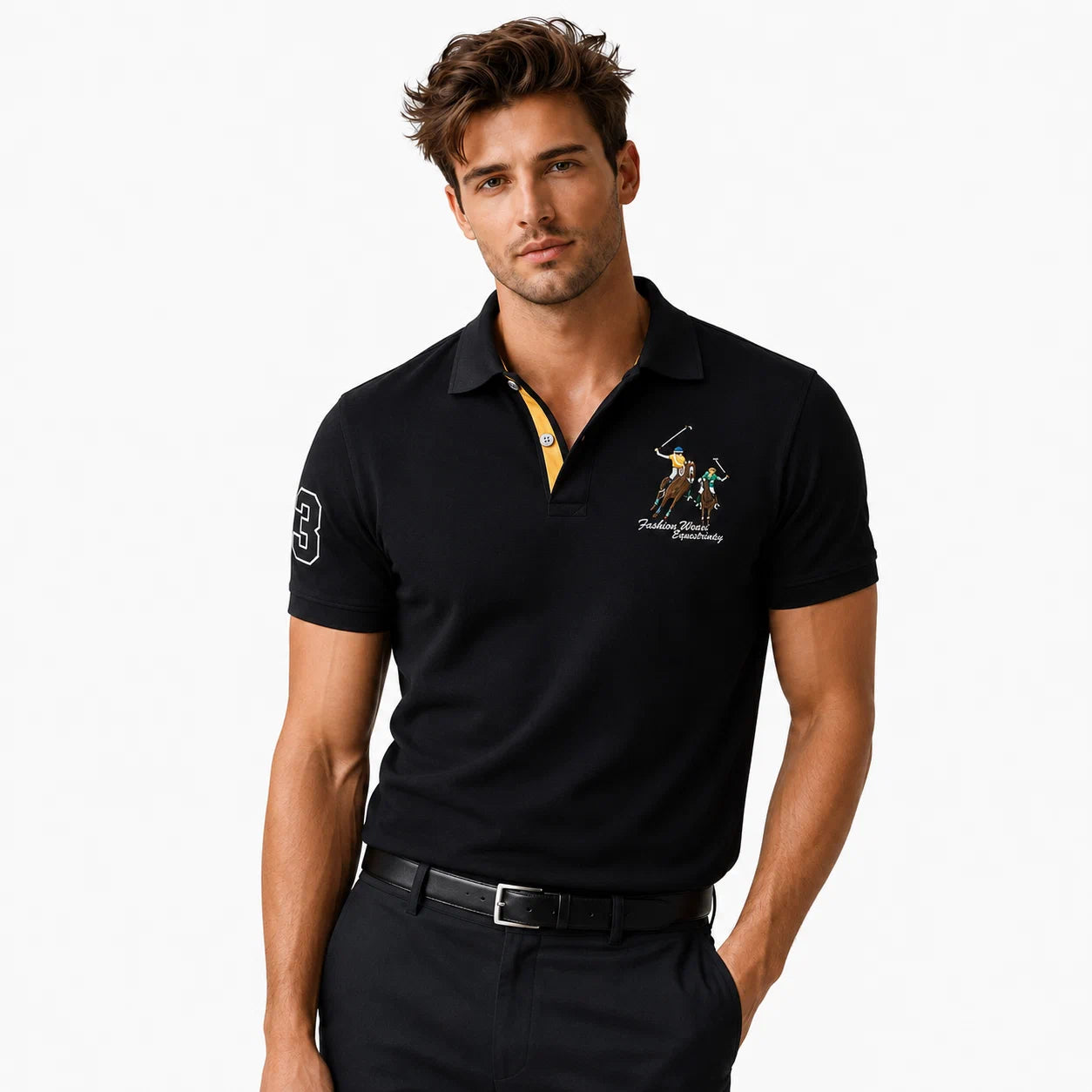 Equestrian Crest Polo Shirt