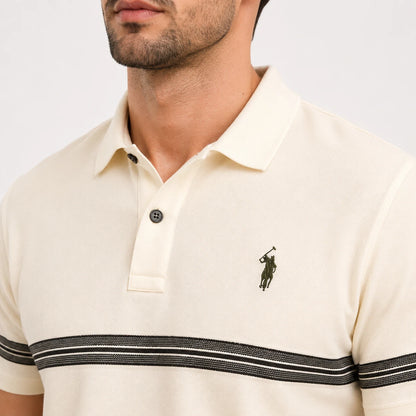 Chest Band Polo Shirt