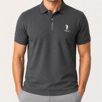 Minimal Logo Polo Shirt