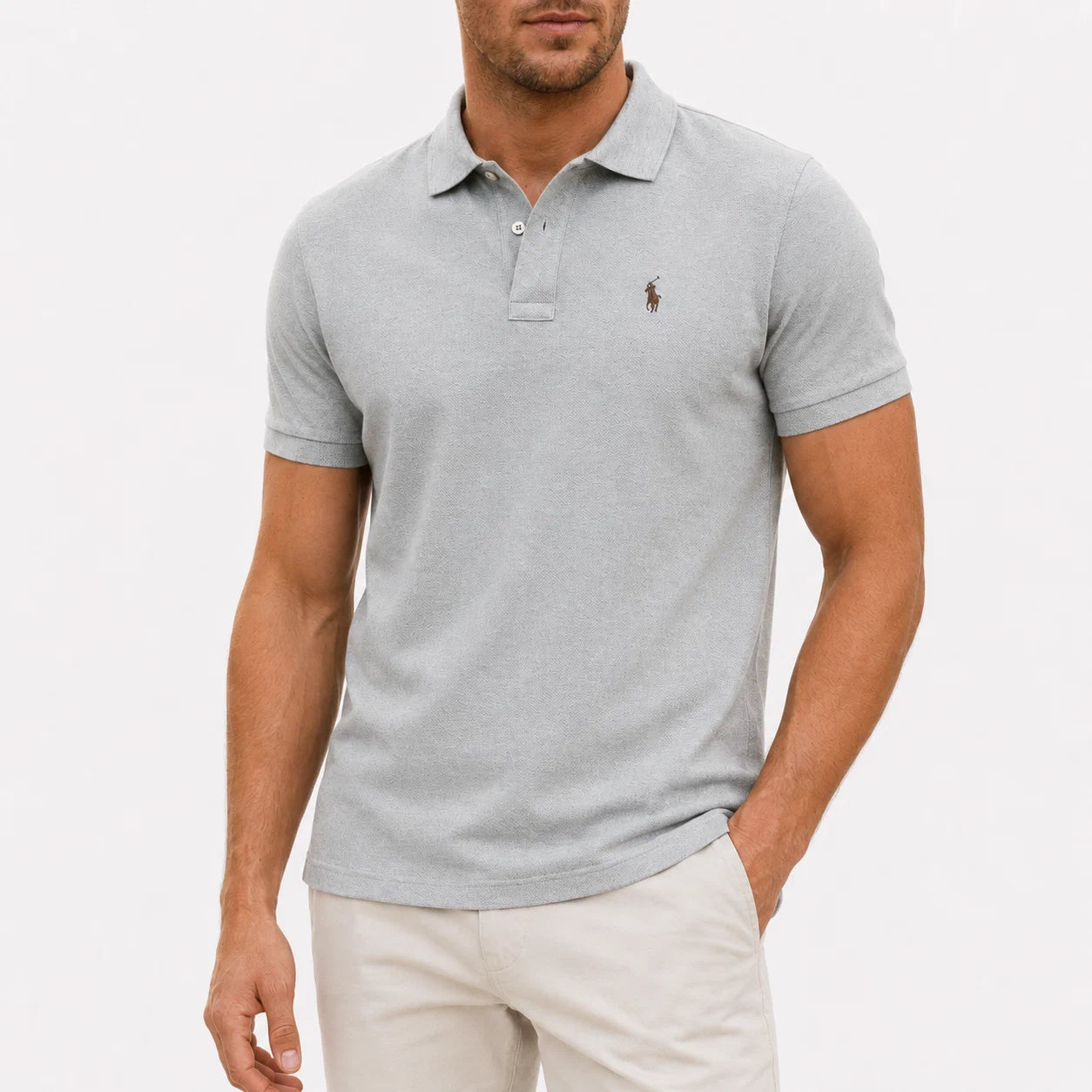 Clean Embroidered Polo Shirt