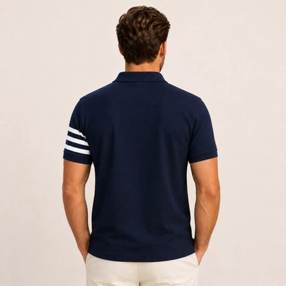 Arm-Stripe Polo Shirt