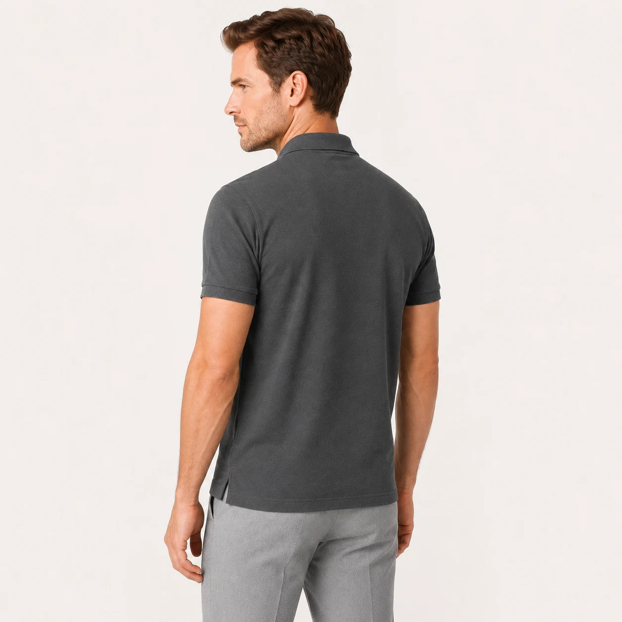Minimal Logo Polo Shirt
