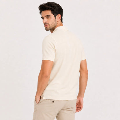 Chest Band Polo Shirt