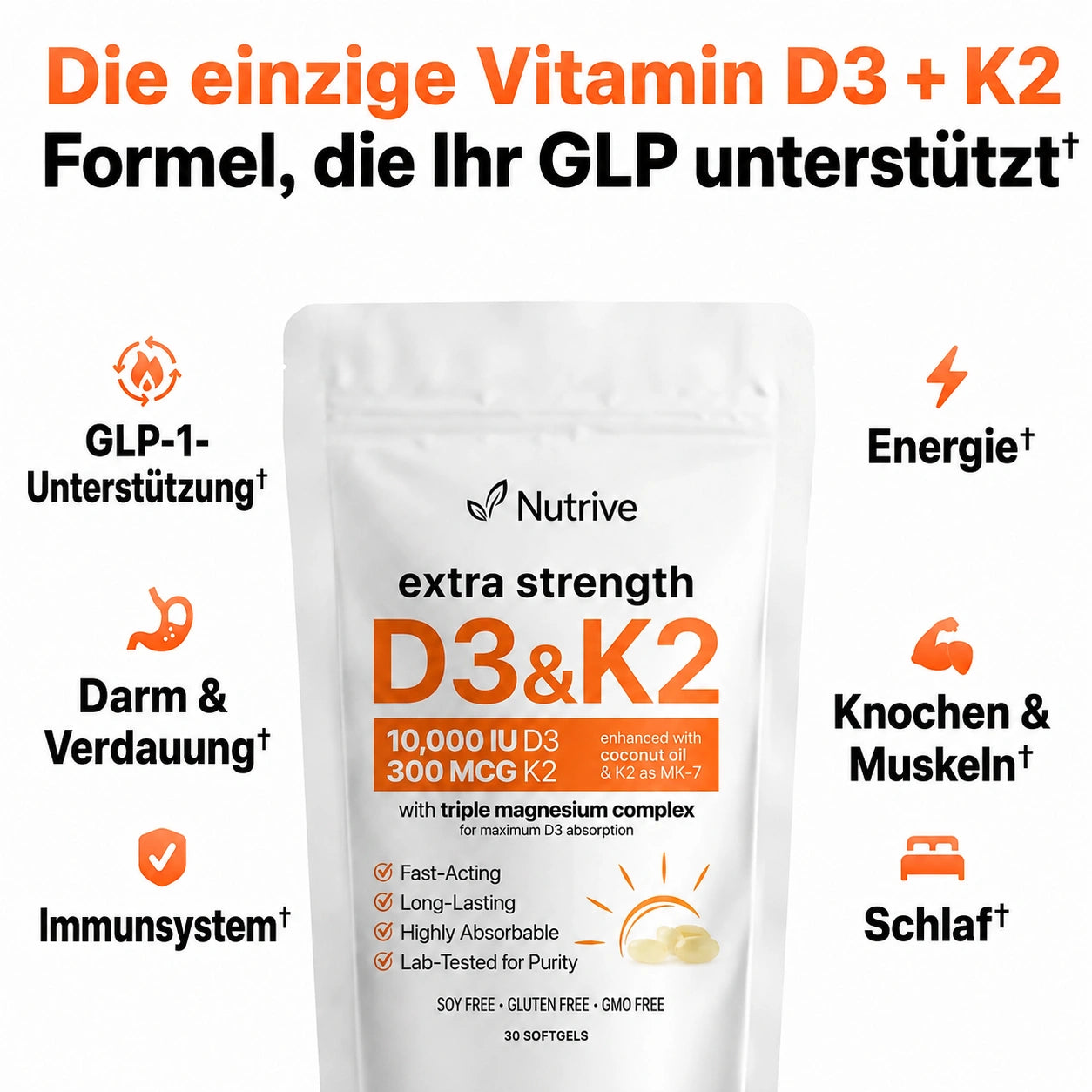 Vitamin D3 und K2
