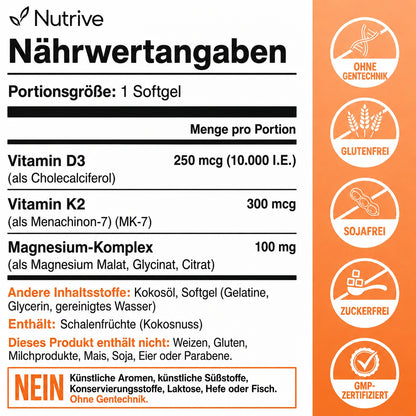 Vitamin D3 und K2